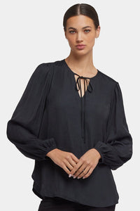 Elsie Blouse | Black | Blouse | NYDJ