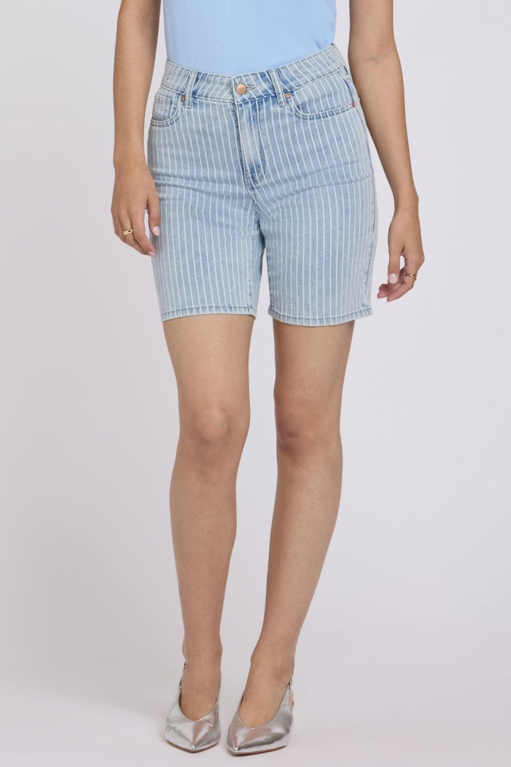 Erin Denim Shorts | Azure Stripe | Denim | NYDJ