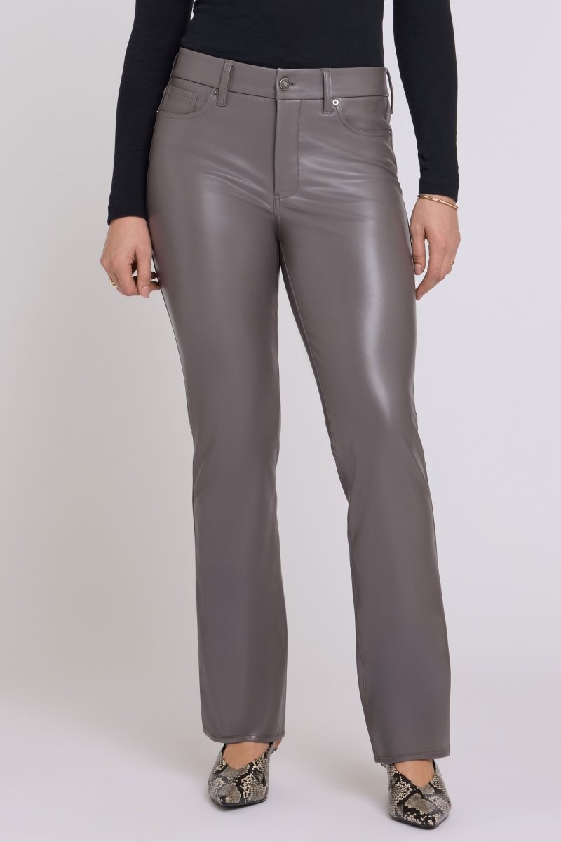 Faux Leather Marilyn Straight Sculpt-Her™ Pants | Falcon - NYDJ