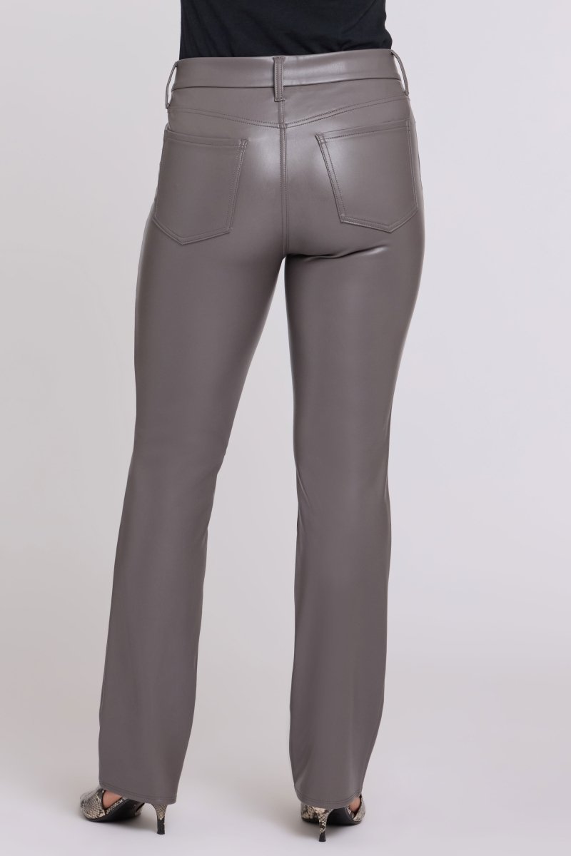 Faux Leather Marilyn Straight Sculpt-Her™ Pants | Falcon - NYDJ
