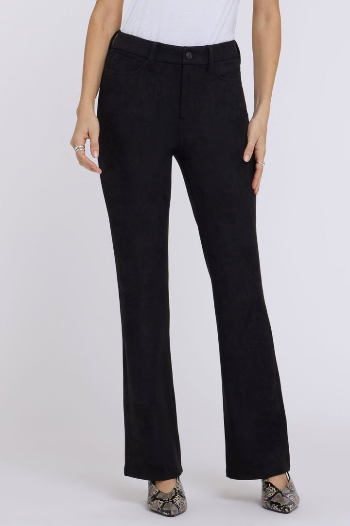 Faux Suede Brooklyn Bootcut Pants Sculpt-Her™ Collection | Black - NYDJ