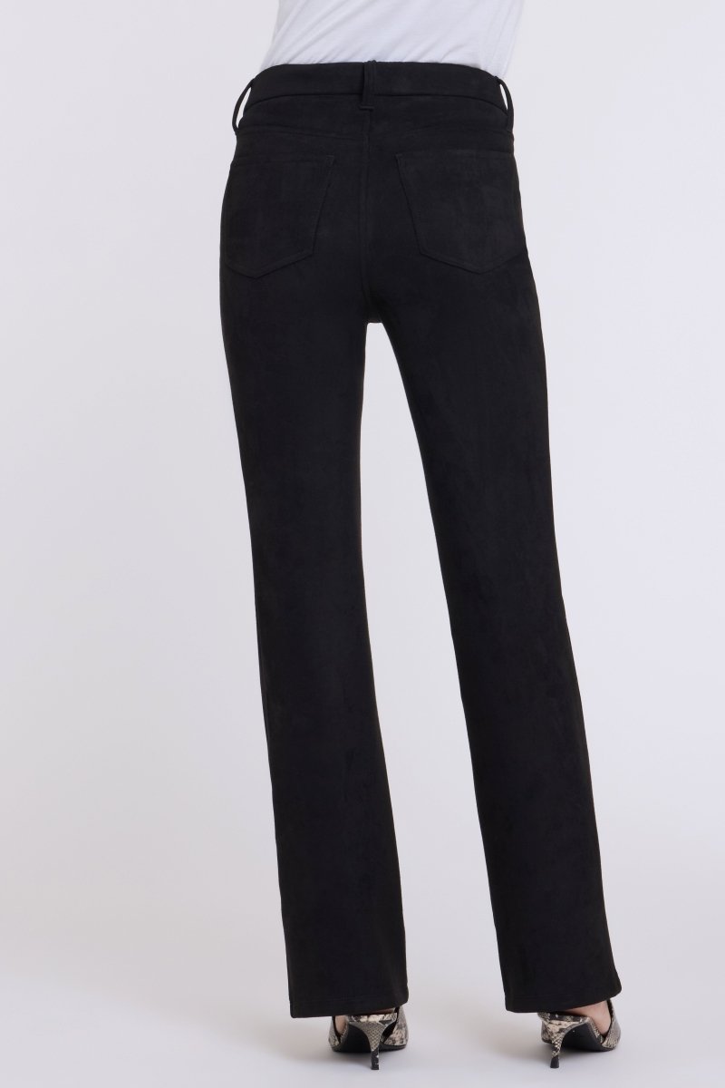 Faux Suede Brooklyn Bootcut Pants Sculpt-Her™ Collection | Black - NYDJ