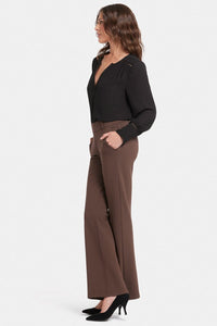 Flare Pull-On Sculpt-Her™ Trouser Brown | Coffee Bean | Non Denim | NYDJ