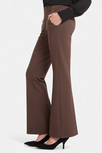 Flare Pull-On Sculpt-Her™ Trouser Brown | Coffee Bean | Non Denim | NYDJ