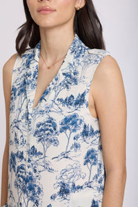 Gabrielle Sleeveless Blouse | Le Parc | Blouse | NYDJ