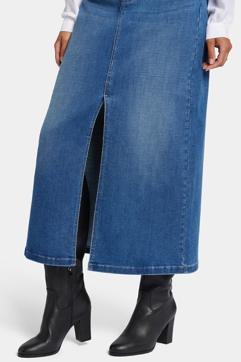 NYDJ High Rise Long Skirt with Lift Tuck Technology | Sustainable