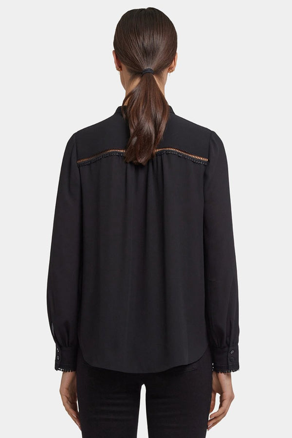 Janie Blouse | Black | Blouse | NYDJ