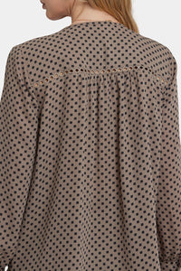 Liliana Peasant Blouse | Capucine Dots | Blouse | NYDJ