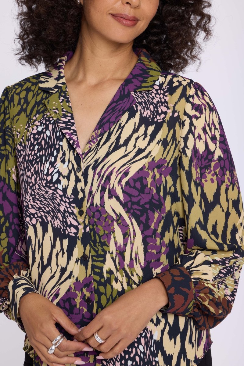 Lyla Blouse | Bengal Cat - NYDJ