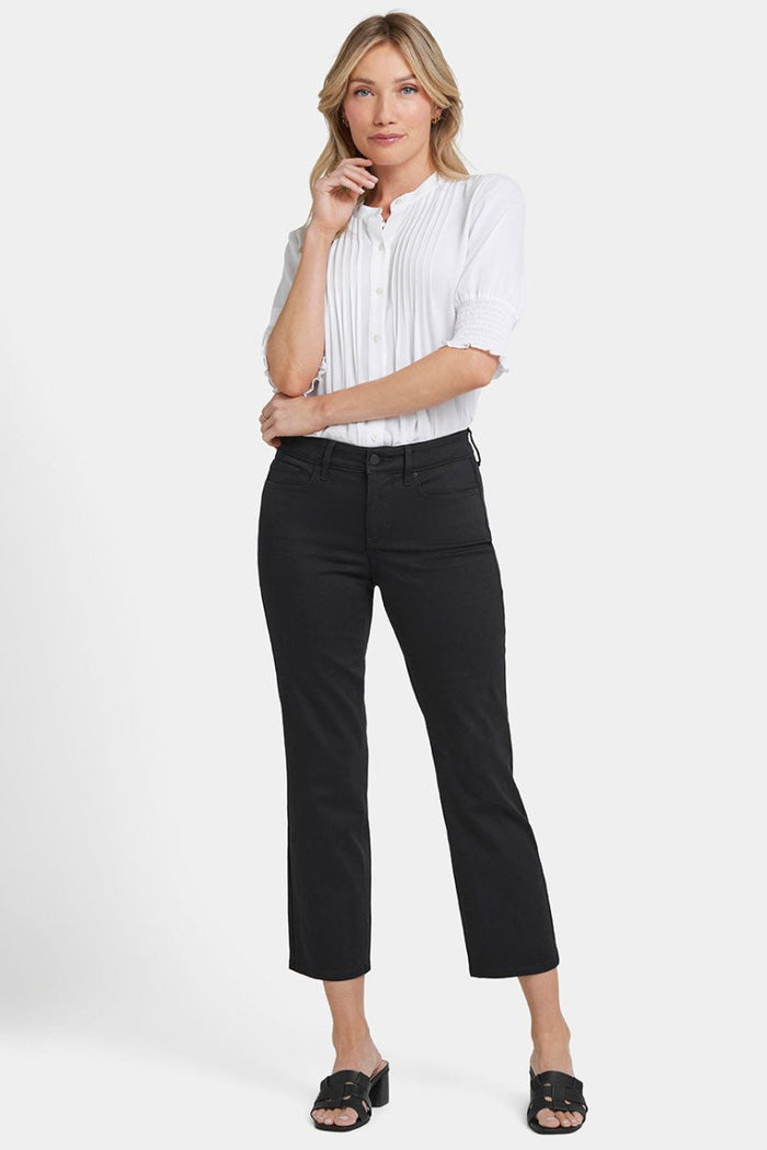 Marilyn Straight Ankle Jeans | Black | Denim | NYDJ