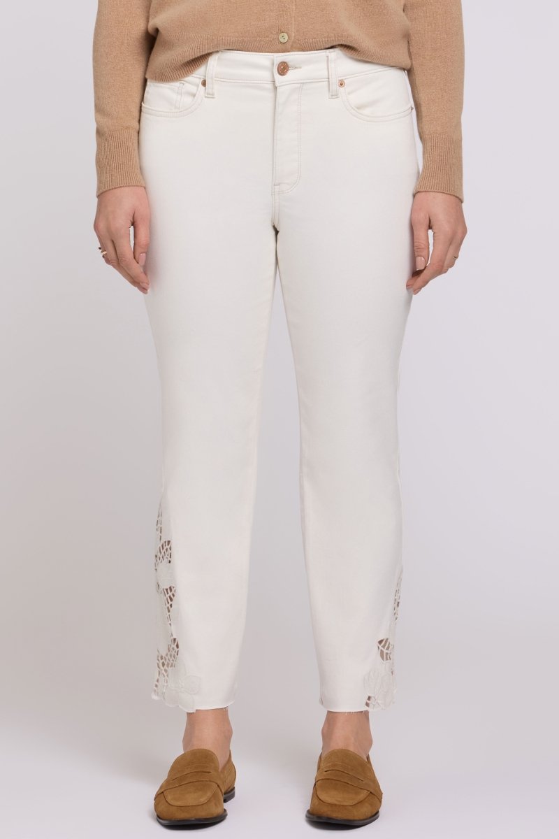 Marilyn Straight Ankle Jeans | Vintage White - NYDJ