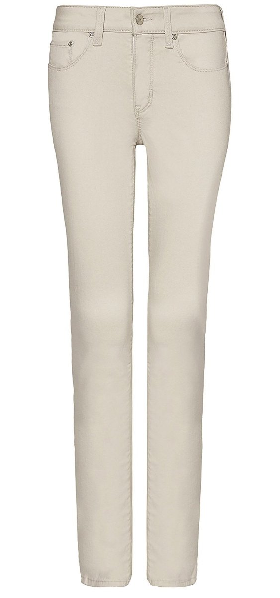 Marilyn Straight Beige Jeans Premium Denim | Feather | Non Denim | NYDJ