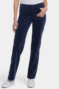 Marilyn Straight Corduroy Pants | Dark Night | Pants | NYDJ