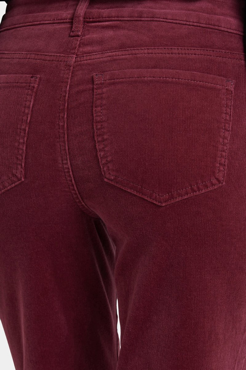 Marilyn Straight Corduroy Pants | Sienna Red | Pants | NYDJ