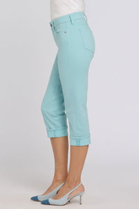 Marilyn Straight Crop Jeans In Cool Embrace® Denim | Aqua Haze | Pants | NYDJ