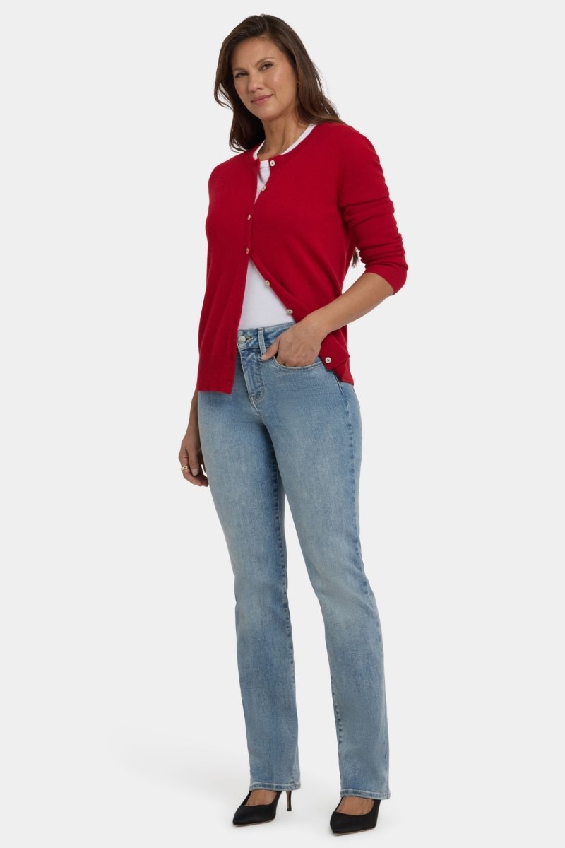 Marilyn Straight Jeans Light Blue Premium Denim (Tall) | Haley | Denim | NYDJ