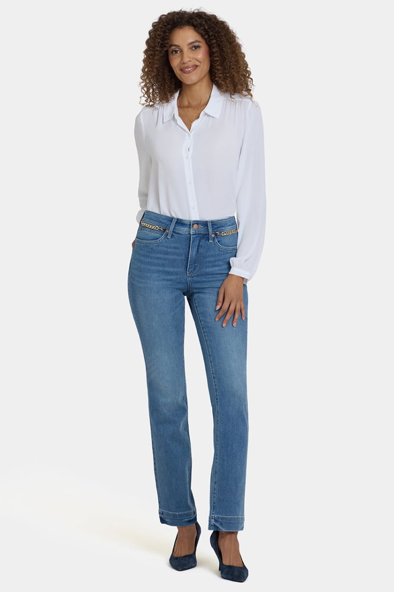Marilyn Straight Jeans | Bastille Sea | Denim | NYDJ