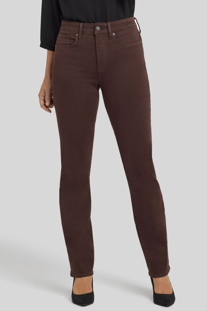 Marilyn Straight Jeans | Bitter Chocolate - NYDJ