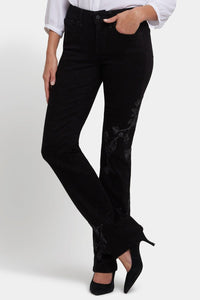 Marilyn Straight Jeans | Black Rinse | Denim | NYDJ