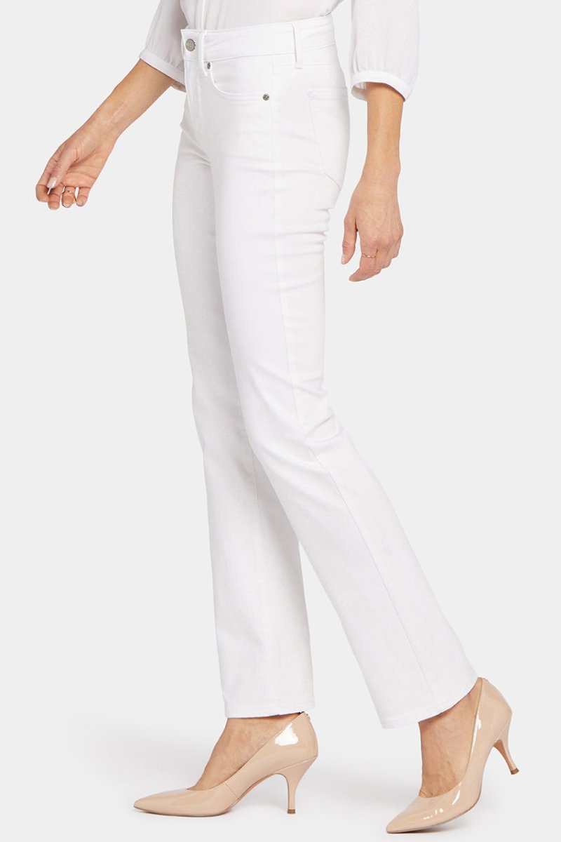 Marilyn Straight Jeans In Petite | Optic White | Pants | NYDJ