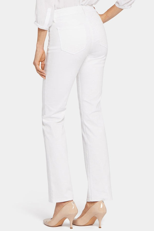 Marilyn Straight Jeans In Petite | Optic White | Pants | NYDJ