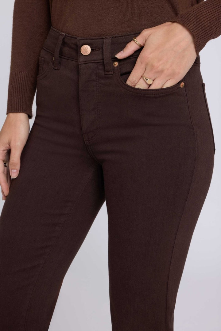 Marilyn Straight Jeans In Sure Stretch® Denim | Bitter Chocolate - NYDJ
