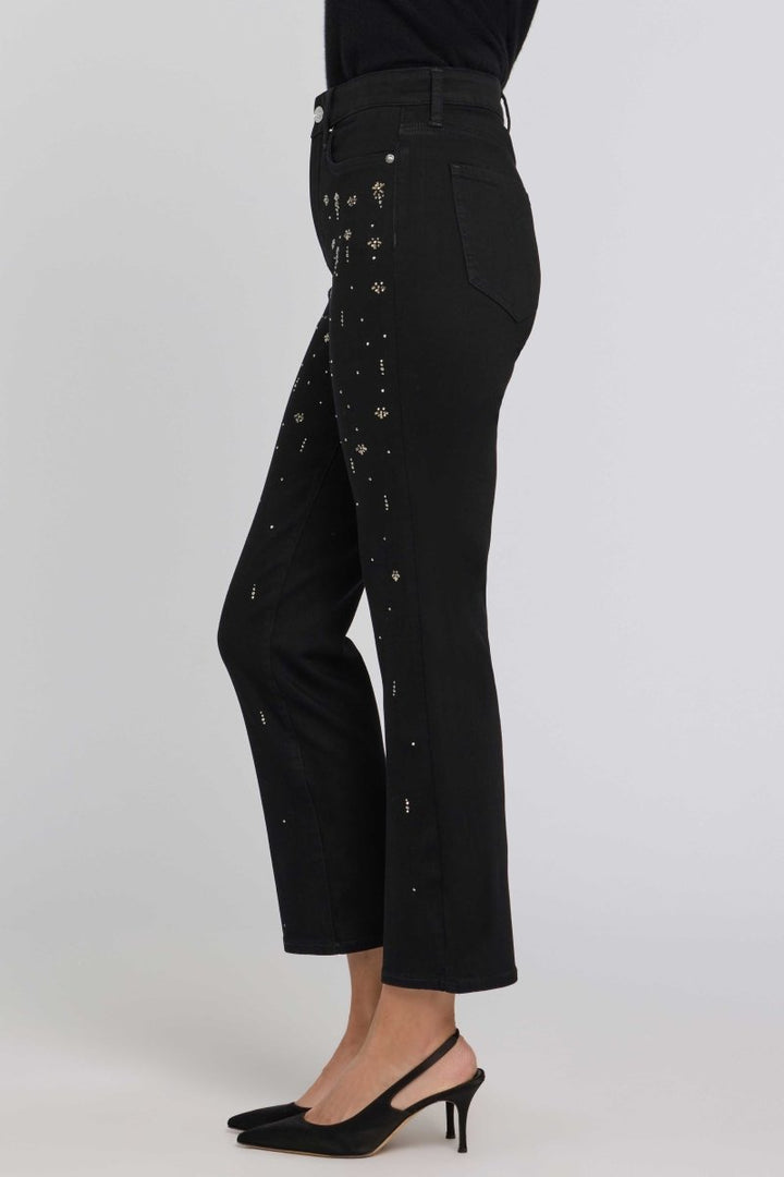 Marilyn Straight Jeans in Sure Stretch® Denim | Black Rinse - NYDJ