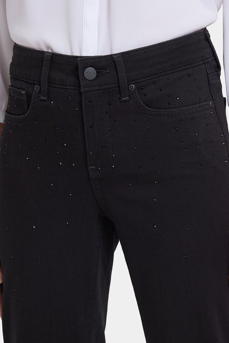 Marilyn Straight Jeans in Sure Stretch® Denim | Black Rinse | Denim | NYDJ