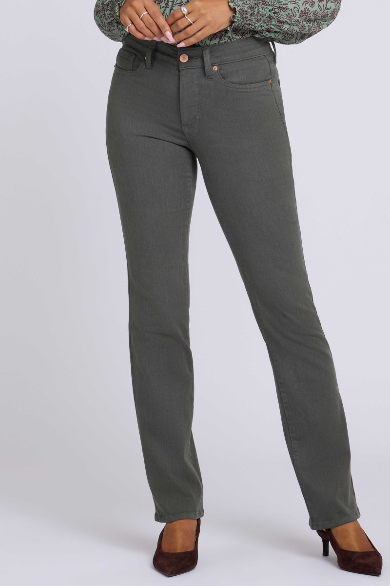 Marilyn Straight Jeans In Sure Stretch® Denim | True Olive - NYDJ