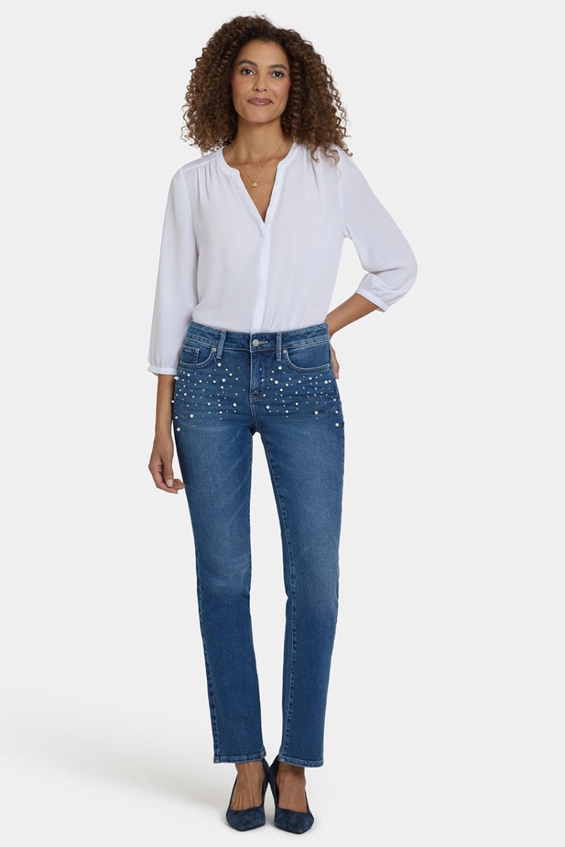 Marilyn Straight Jeans | Lake Notre-Dame | Denim | NYDJ