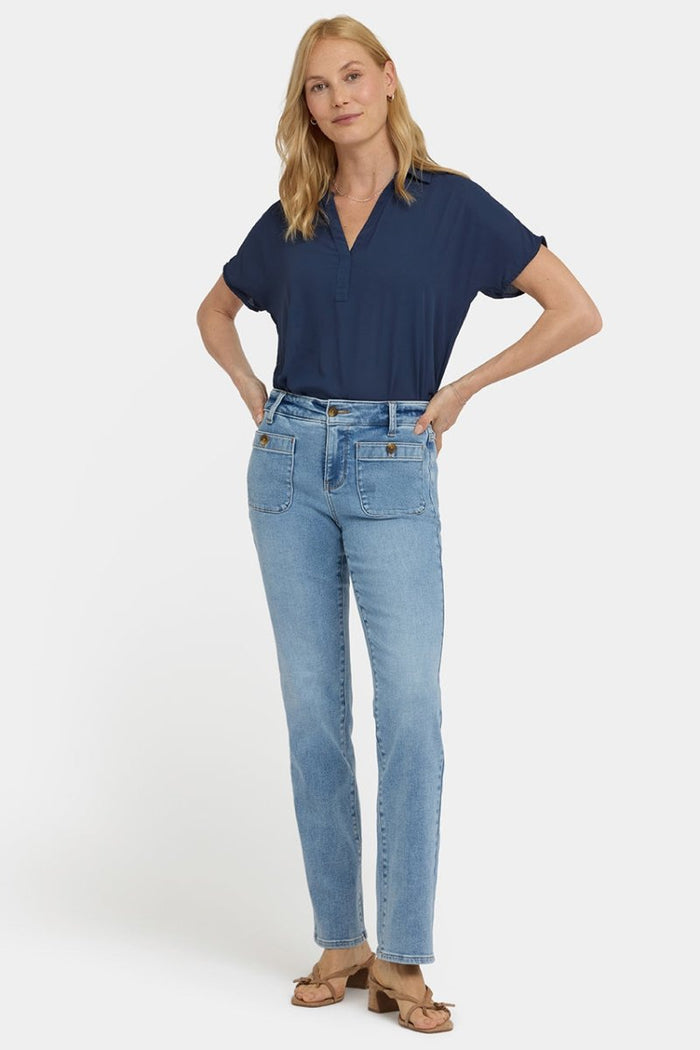 Marilyn Straight Jeans | Mist | Denim | NYDJ