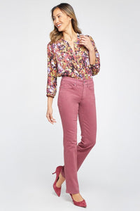 Marilyn Straight Jeans Red Premium Denim | Husk | Pants | NYDJ