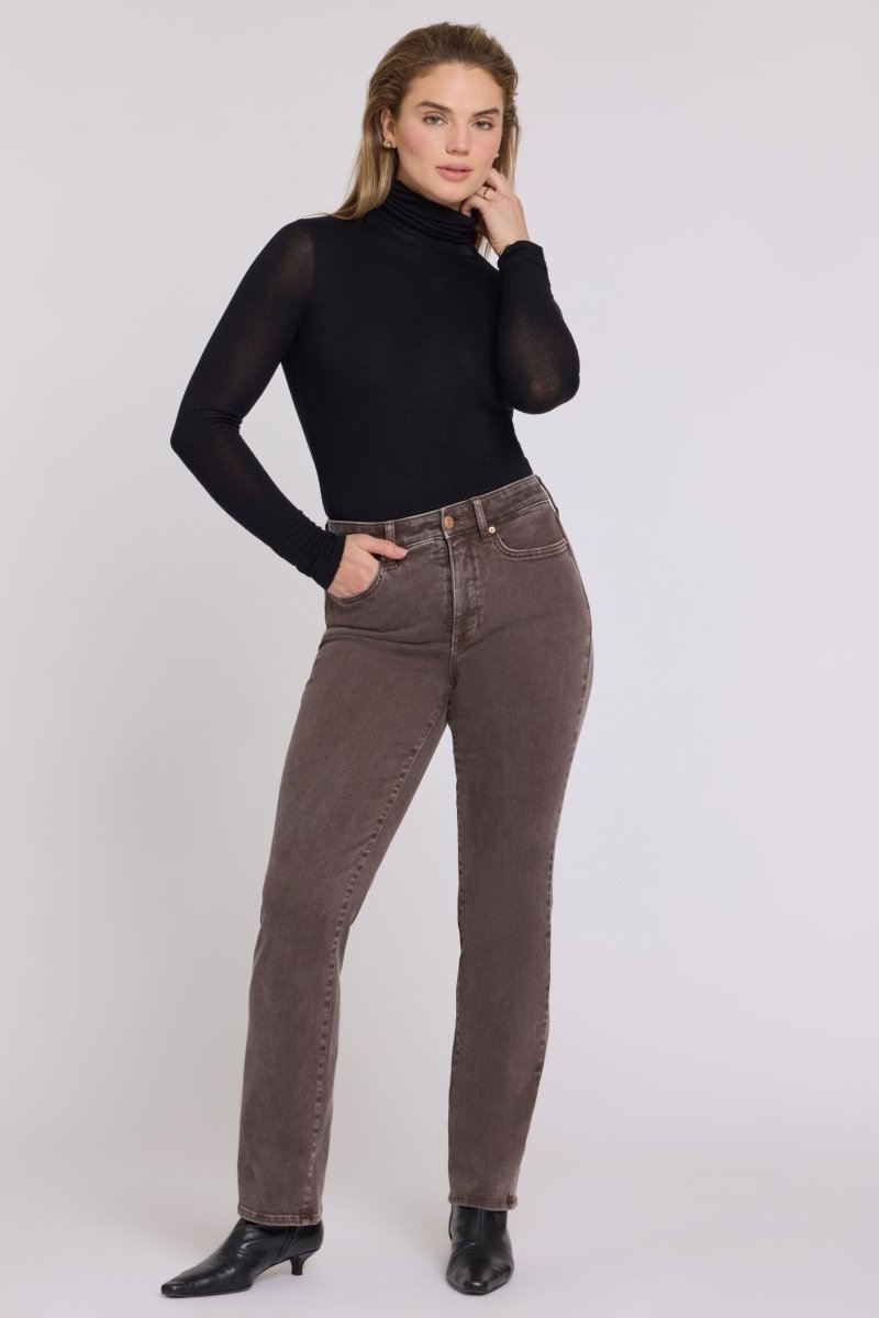Marilyn Straight Jeans | Retro Espresso - NYDJ