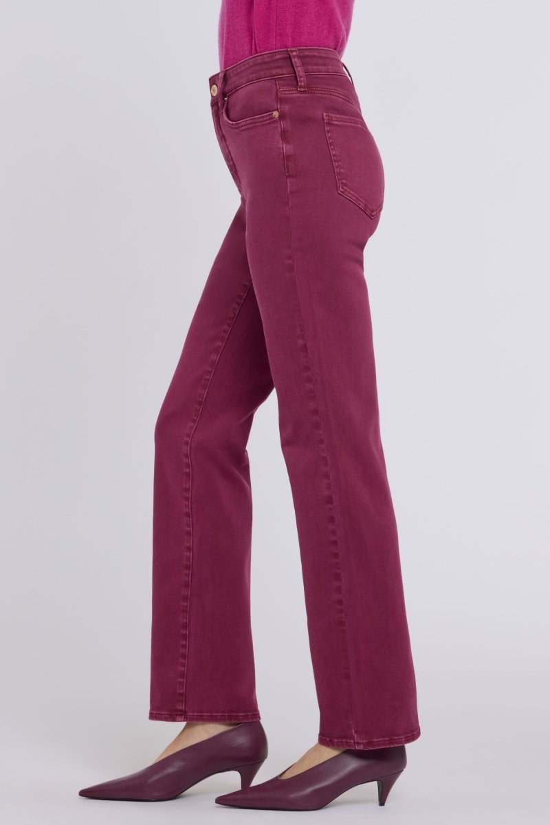 Marilyn Straight Jeans | Retro True Burgundy - NYDJ