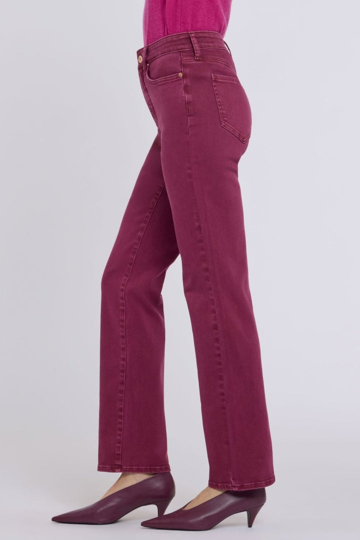 Marilyn Straight Jeans | Retro True Burgundy - NYDJ