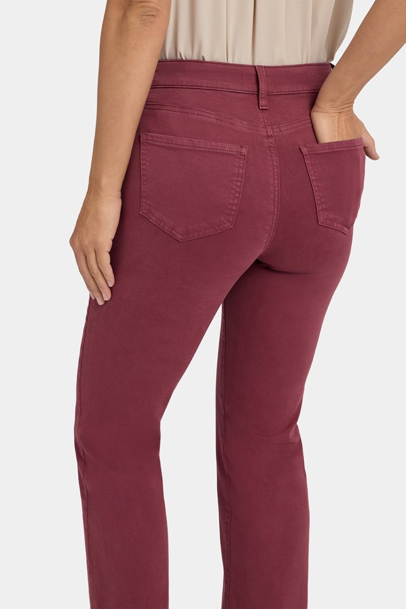 Marilyn Straight Jeans | True Burgundy | Pants | NYDJ