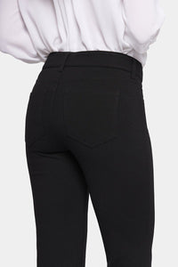 Marilyn Straight Pants In Ponte Knit | Black | Non Denim | NYDJ