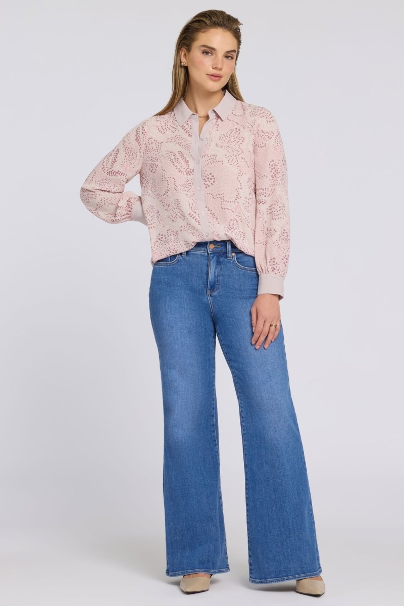 Mia Palazzo Jeans With High Rise | Blue Paradise | Denim | NYDJ