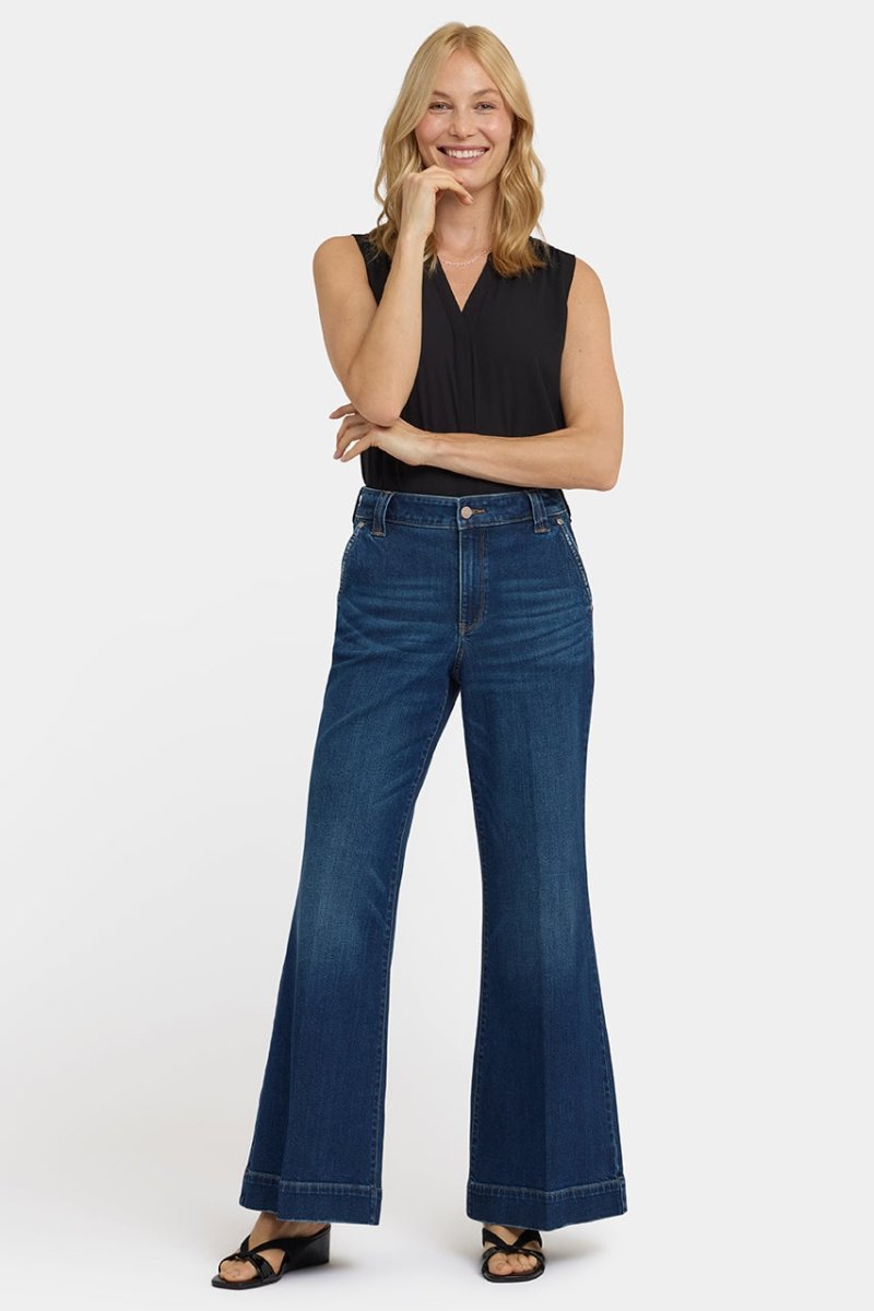 Mia Palazzo Jeans With High Rise | Sunset Villa | Denim | NYDJ