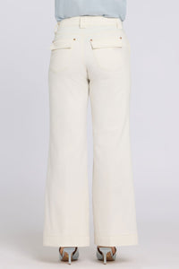 Mia Palazzo Jeans With High Rise | Vintage White | Denim | NYDJ