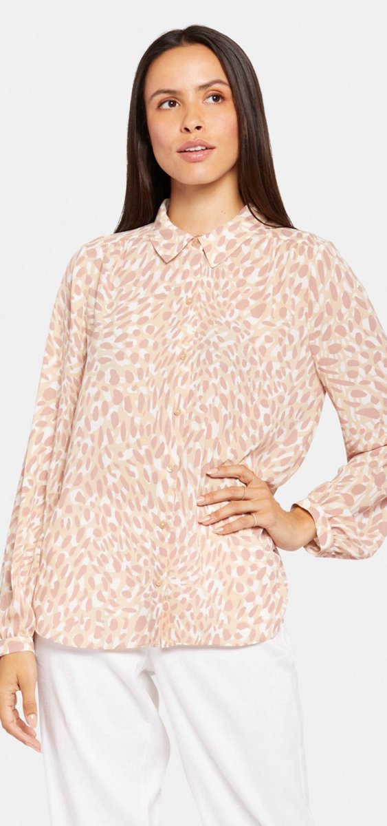 Modern Blouse Fleck Print | Desert Shores | Blouse | NYDJ