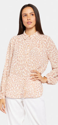 Modern Blouse Fleck Print | Desert Shores | Blouse | NYDJ