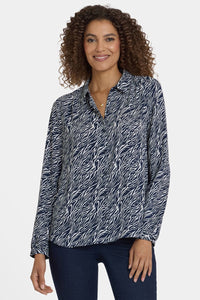 Modern Blouse | Vintage Zebra | Blouse | NYDJ