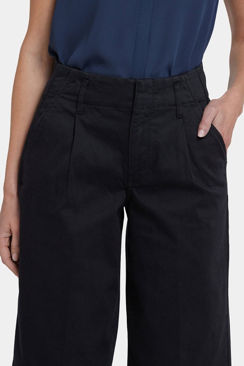 Mona Wide Leg Jeans | Black | Pants | NYDJ