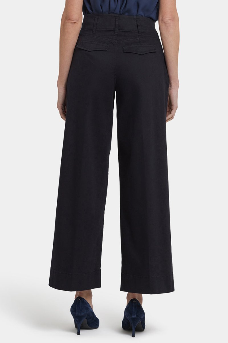 Mona Wide Leg Jeans | Black | Pants | NYDJ