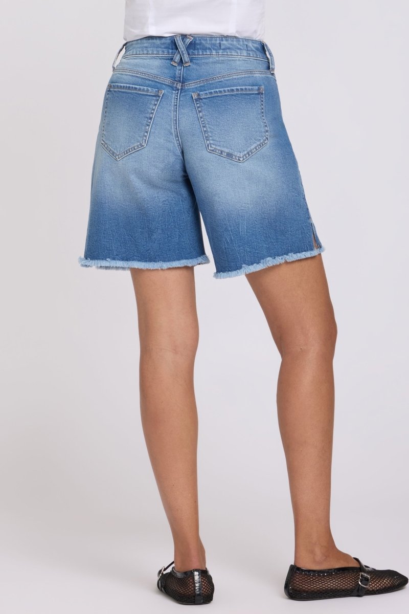 Naomi Relaxed A - Line Denim Shorts With High Rise | Pacifica - NYDJ