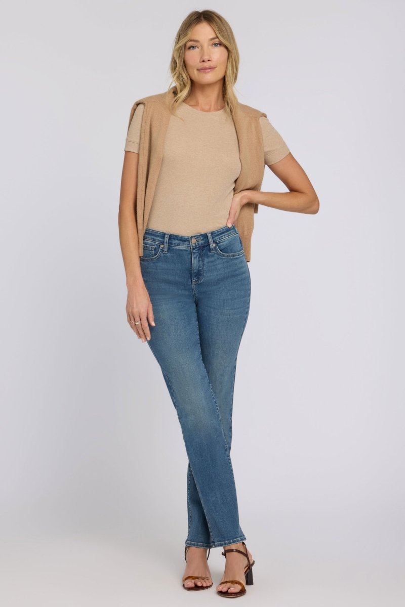 No Gapper™ Marilyn Straight Jeans in Sure Stretch® Denim – NYDJ
