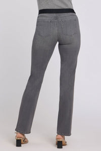 No Gapper™ Marilyn Straight Jeans In Sure Stretch® Denim | Dusty Ash | Denim | NYDJ