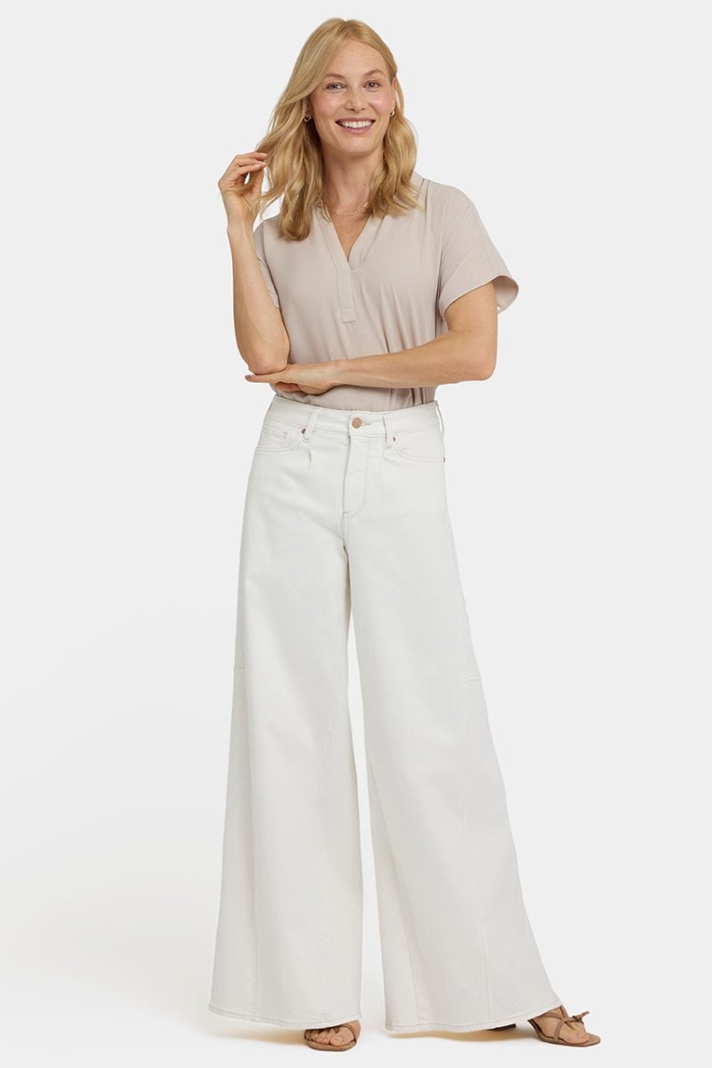 Nova Super Wide Leg | Vintage White - NYDJ