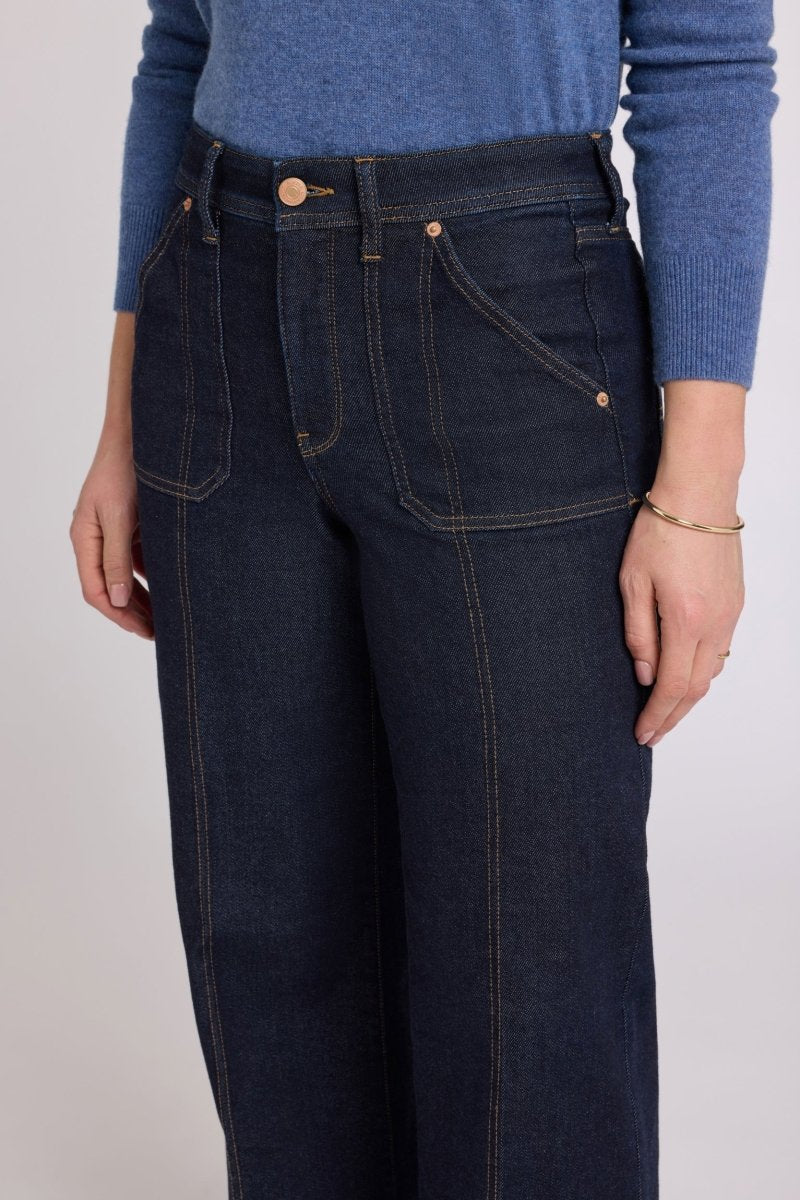 NYDJ Mia Palazzo Jeans With High Rise | Rinse - NYDJ